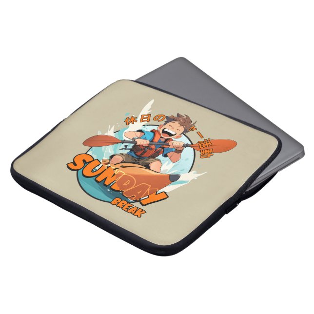 Sunday Break | 15" Laptop Sleeve (Front Top)