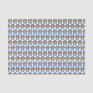 Sunday Breakfast Brunch Party Blueberry Muffin Tissue Paper