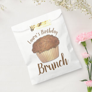 Sunday Breakfast Brunch Streusel Crumb Muffin Favour Bags