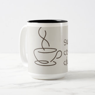 Sunday Coffee Club Mug | Cosy Coffee Lover Quote