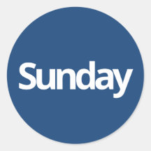 Sunday day planning supplies simple navy white