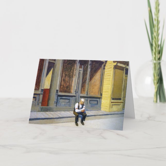 Sunday | Edward Hopper | Card (Front)