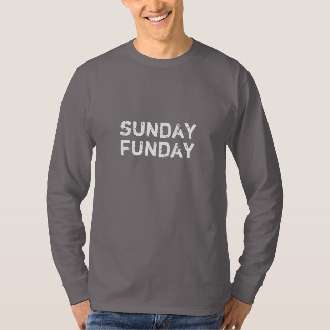 Sunday Funday Crew Long sleeve T-Shirt (Front)