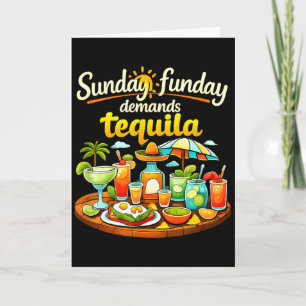 Sunday funday demands party crew joke  card