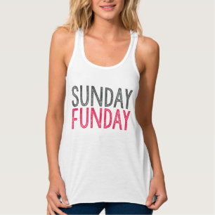 Sunday Funday flowy women's tank