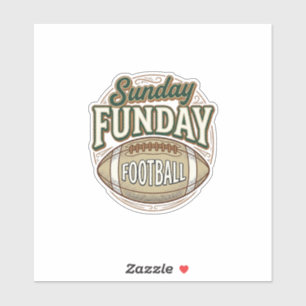 Sunday Funday Football Vintage Shirt Design_1