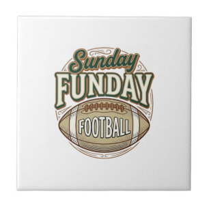 Sunday Funday Football Vintage Shirt Design_1 Tile