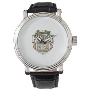 Sunday Funday Football Vintage Shirt Design_1 Watch