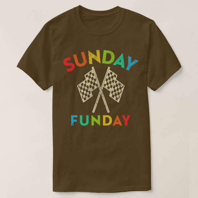 Sunday Funday Racing T-Shirt (Design Front)