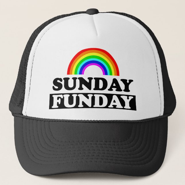Sunday Funday Trucker Hat (Front)