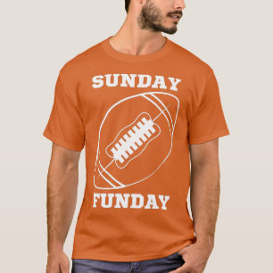 Sunday Funday  Vintage Fun Day Sports Design  (30) T-Shirt