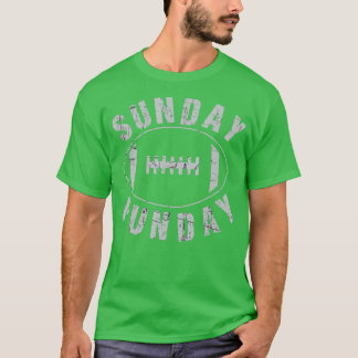 Sunday Funday  Vintage Fun Day Sports Design  (31) T-Shirt