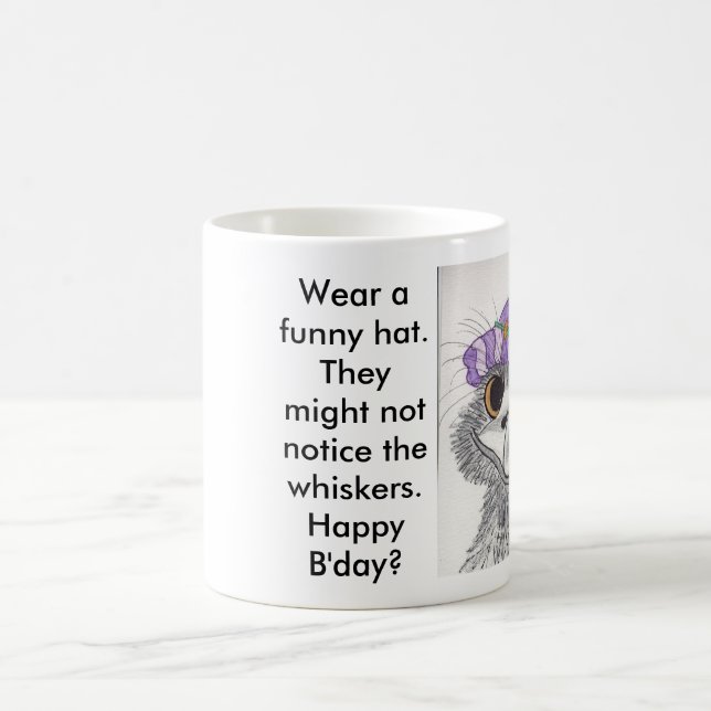 Sunday-go-to-meeting hat coffee mug (Center)