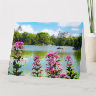SUNDAY IN CENTRAL PARK Jumbo Greeting Card