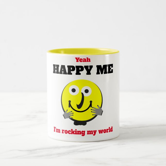 Sunday J Happy Me Mug (Center)