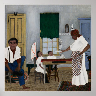 Sunday Morning Breakfast -Horace Pippin Poster