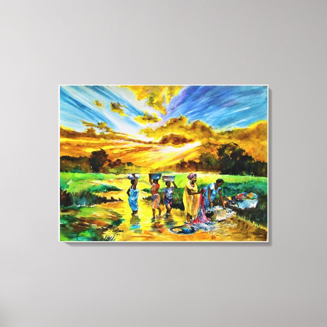  Sunday Morning by Ini Brown Canvas Print (Front)