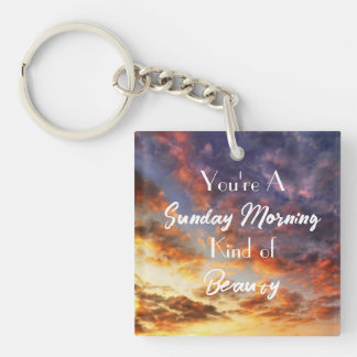 Sunday Morning Key Ring