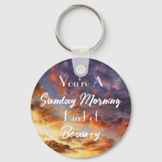 Sunday Morning Key Ring