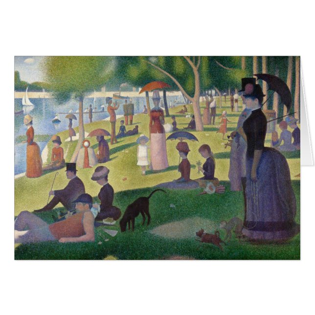 Sunday on La Grande Jatte Seurat Painting (Front Horizontal)