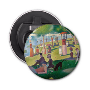 Sunday on La Grande Jatte Seurat Painting Bottle Opener