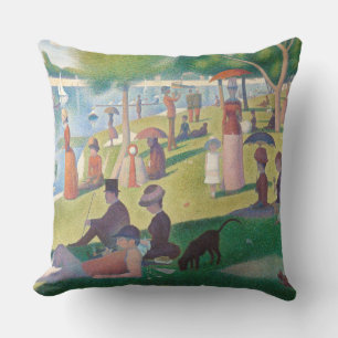 Sunday on La Grande Jatte Seurat Painting Cushion