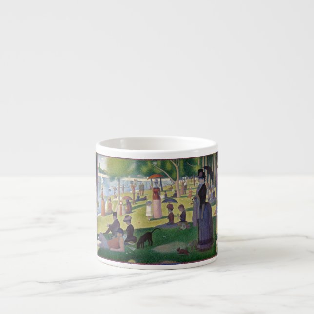 Sunday on La Grande Jatte Seurat Painting Espresso Cup (Front)