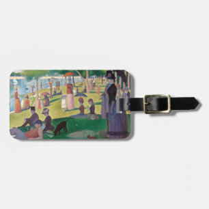 Sunday on La Grande Jatte Seurat Painting Luggage Tag