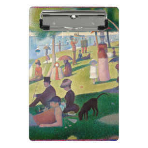 Sunday on La Grande Jatte Seurat Painting Mini Clipboard