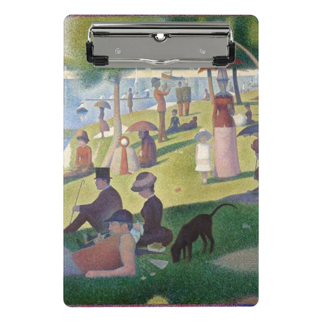 Sunday on La Grande Jatte Seurat Painting Mini Clipboard (Front)