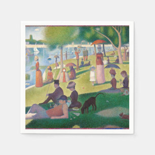 Sunday on La Grande Jatte Seurat Painting Napkin