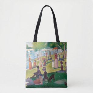 Sunday on La Grande Jatte Seurat Painting Tote Bag