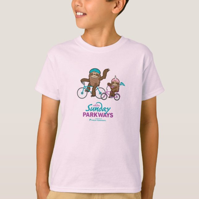 Sunday Parkways Sloths tee (Front)