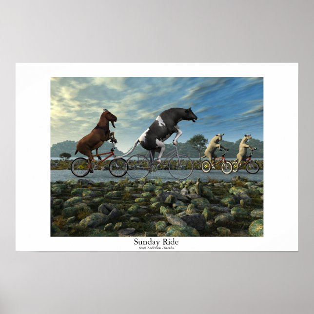 Sunday Ride Poster (Front)