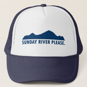 Sunday River Maine Please Trucker Hat