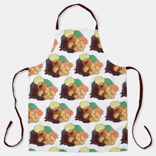 Sunday Roast Dinner British UK Food Meat Potatoes Apron
