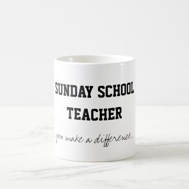 Sunday School Teacher Coffee Mug (Center)