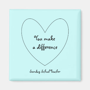 Sunday School Teacher Magnet