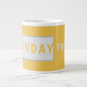 Sunday Today – Minimal Coffee Mug Design
