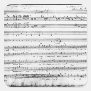 Sunday Vespers, 1779 Square Sticker