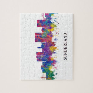 Sunderland England Skyline Jigsaw Puzzle