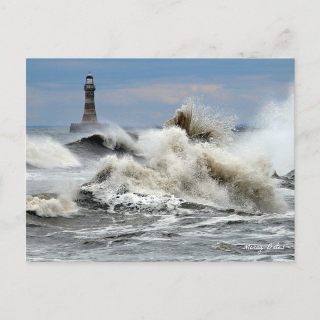 Sunderland - Roker Pier & Lighthouse Postcard (Front)
