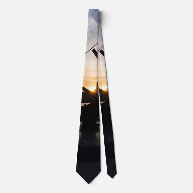 Sundial Sunset Neck Tie (Front)