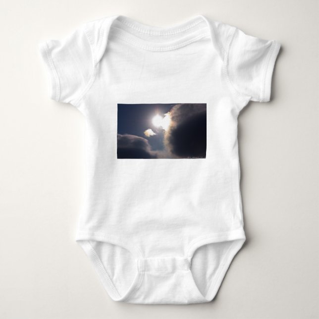Sundog Rainbow Cloud Burst Apparel and Gifts Baby Bodysuit (Front)