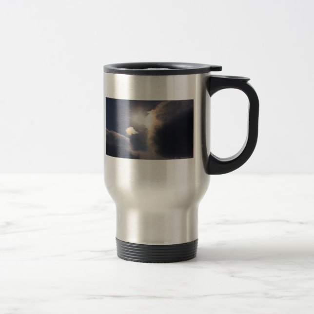 Sundog Rainbow Cloud Burst Apparel and Gifts Travel Mug (Right)