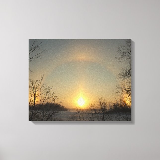 Sundogs canvas print (Front)