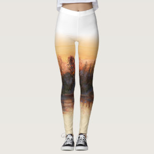 “Sundown on the River” Leggings