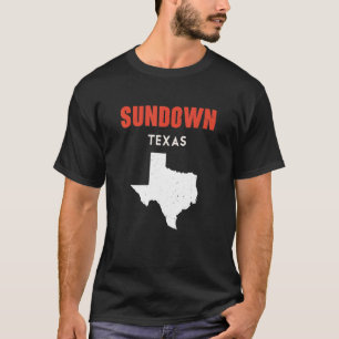 Sundown Texas USA State America Travel Texas T-Shirt