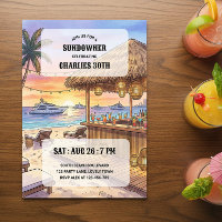 Sundowner Beach Bar Yacht Sunset 30th Party