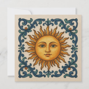 Sunface Invitation